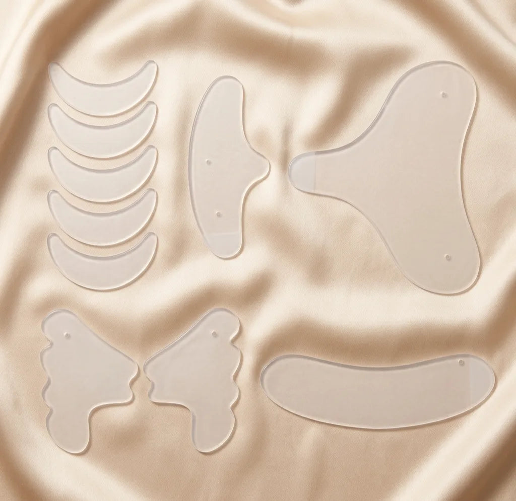 11-piece reusable silicone wrinkle patch set